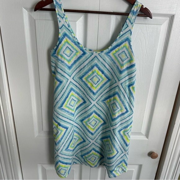 Southern Tide Courtland Geo Print Dress Sleeveless Lightweight X Small Swim - Picture 2 of 7